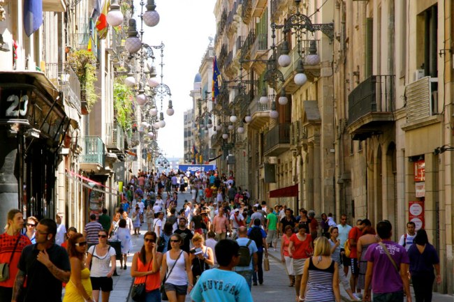 calles compras barcelona